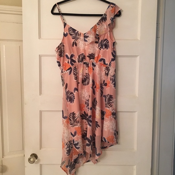 A New Day - Floral Print Sleeveless Wrap Dress - Picture 4 of 8